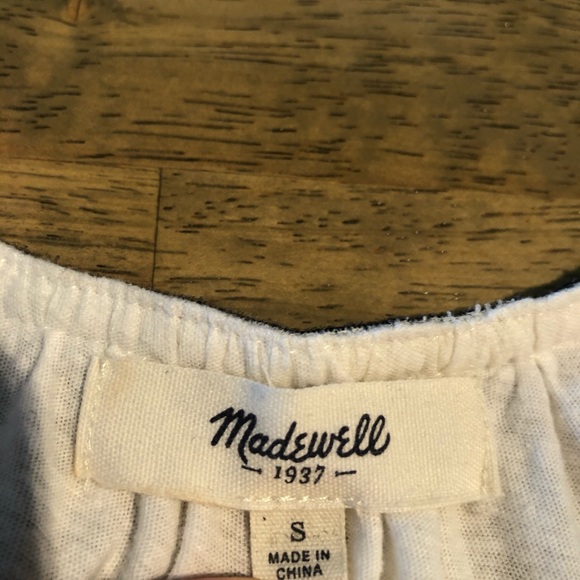 Madewell Top with Accent Border - Picture 2 of 6